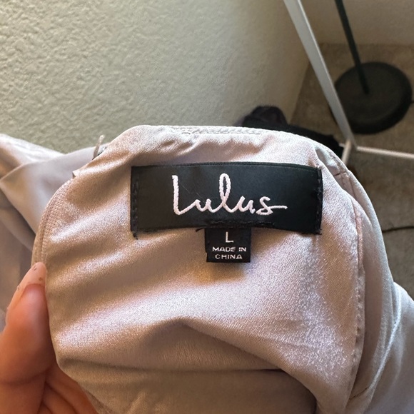 LULUS TOAST TO LIFE GREY MINI DRESS - Picture 3 of 4